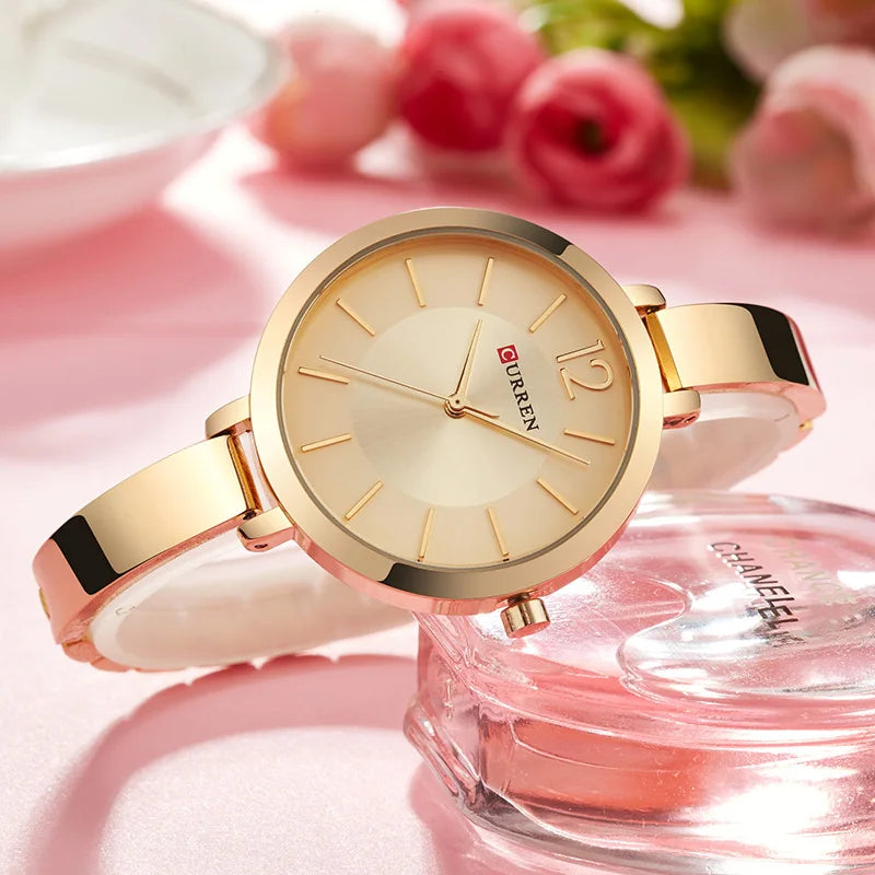 Simple Watches Women Fashion Luxury Women Quartz Stainless Steel Bracele Wrist Watch 2018 Ladies Wristwatches Relojes Mujer