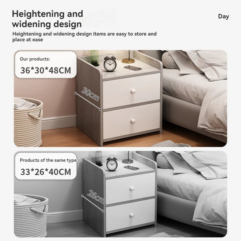 Bedside table modern minimalist bedroom small storage rack mini storage cabinet bedside storage cabinet