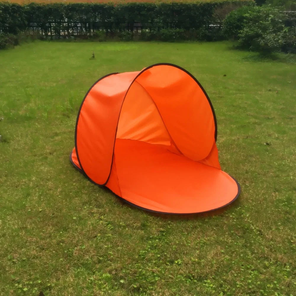 UV-proof Uv-proof Beach Tent Ultra-light Automatic Instant Pop-up Tent Single Layer Folding Sun Shelter for Beach Camping