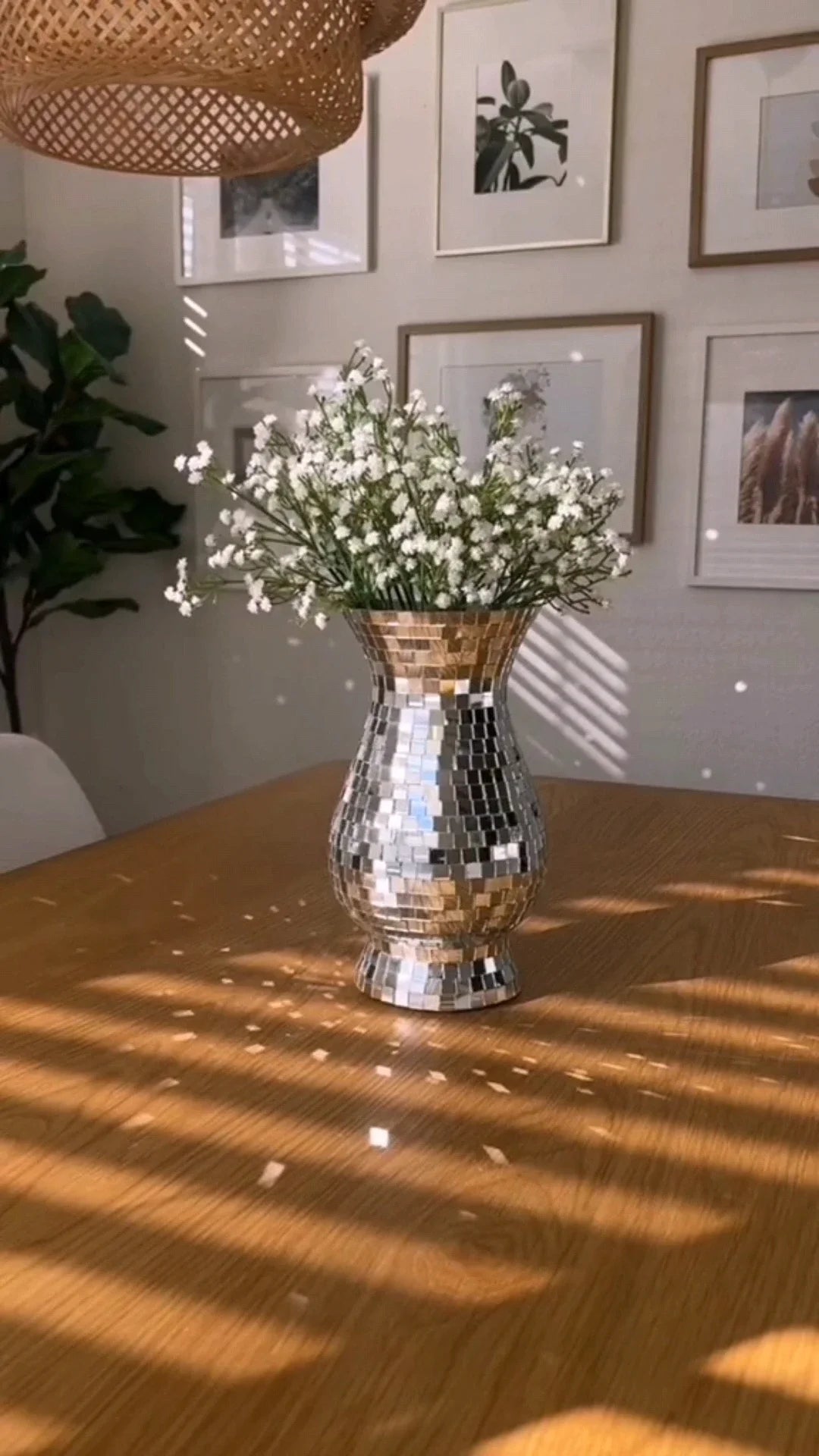 Disco Vase Vases Table Decor Disco Planter Room Decor Centerpieces For Bridal Shower Wedding Event Floral Arrangements