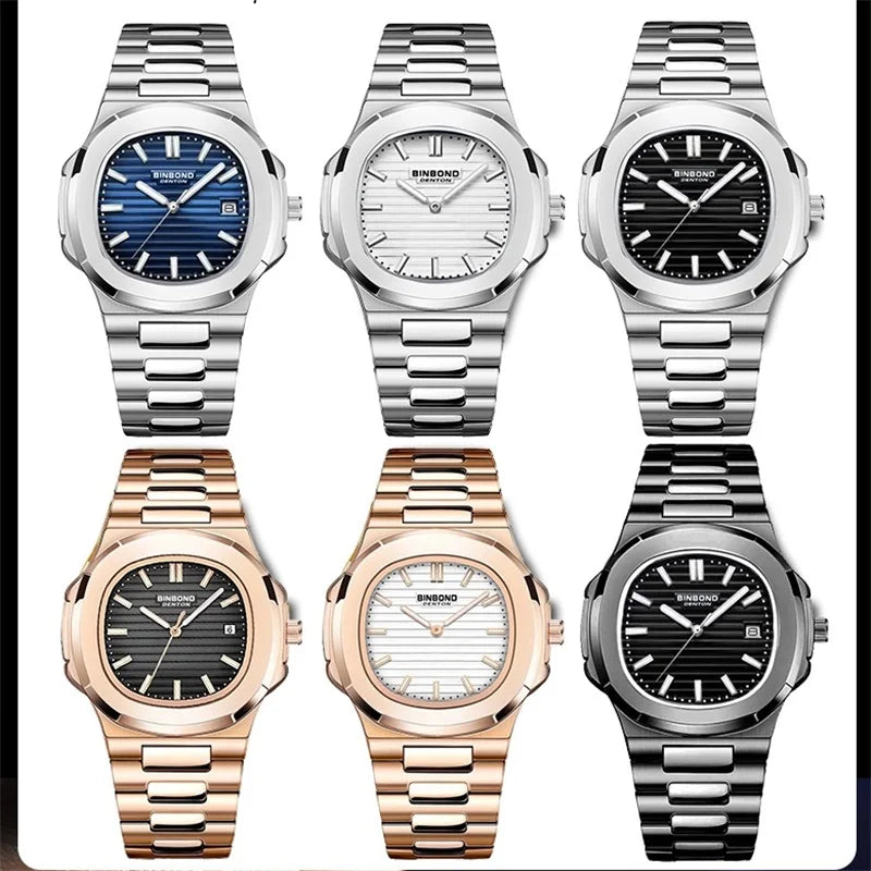 Top Brand Luxury Fashion Mens Watches Sport Waterproof Simple Ultra-Thin Watches Men Quartz Clock Relogio Masculino+Box 2025 New