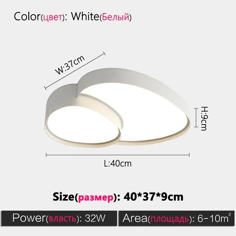 Modern Simple Design Led Ceiling Lamp Living Room Kitchen Cabinets Balcony Bedroom Light Home Decor Luxury Luminaire Chandelier