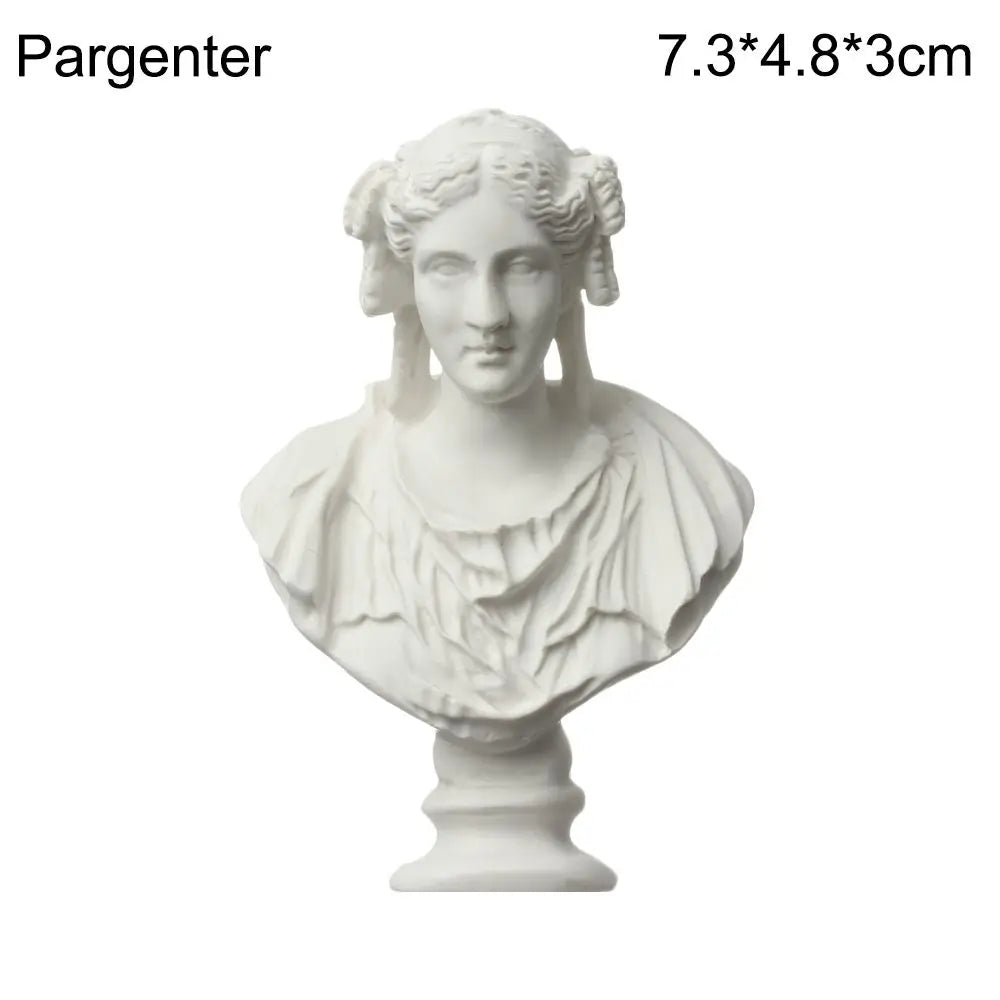 Crafts Figurine Celebrities Home Decor Drawing Practice Plaster Statue Famous Sculpture Gypsum Bust Portraits Greek Mythology