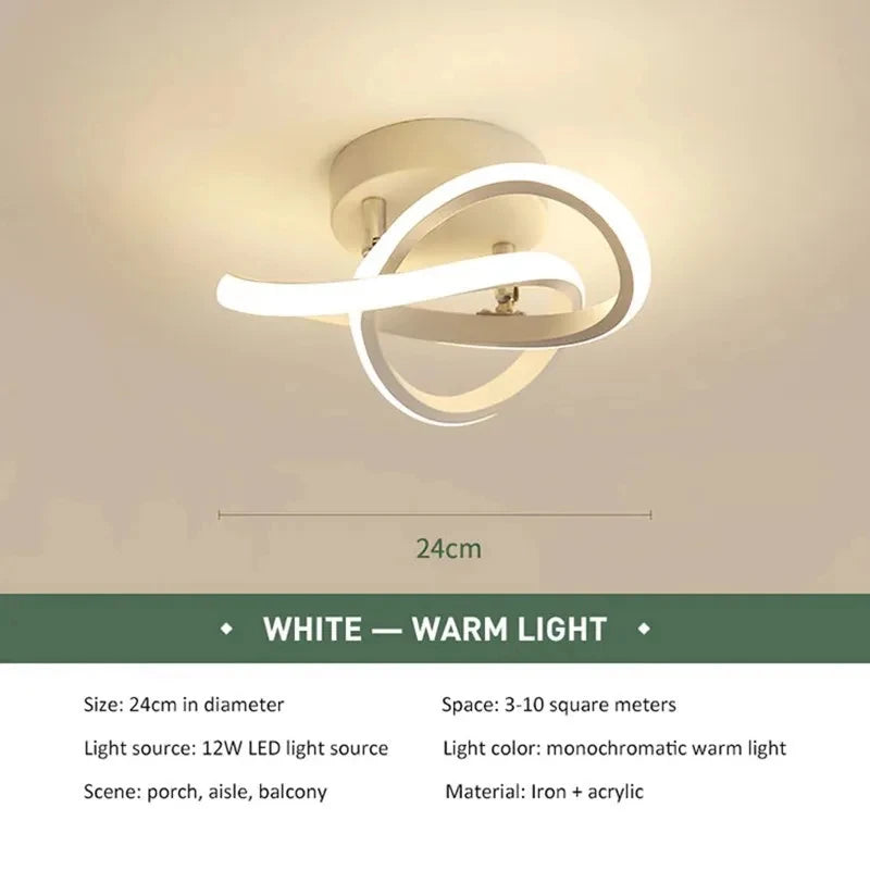 Modern LED Ceiling Light Home Decoration Lighting Bedroom Corridor Aisle Living Room Cloakroom Hotel Indoor Lighting Fixtures