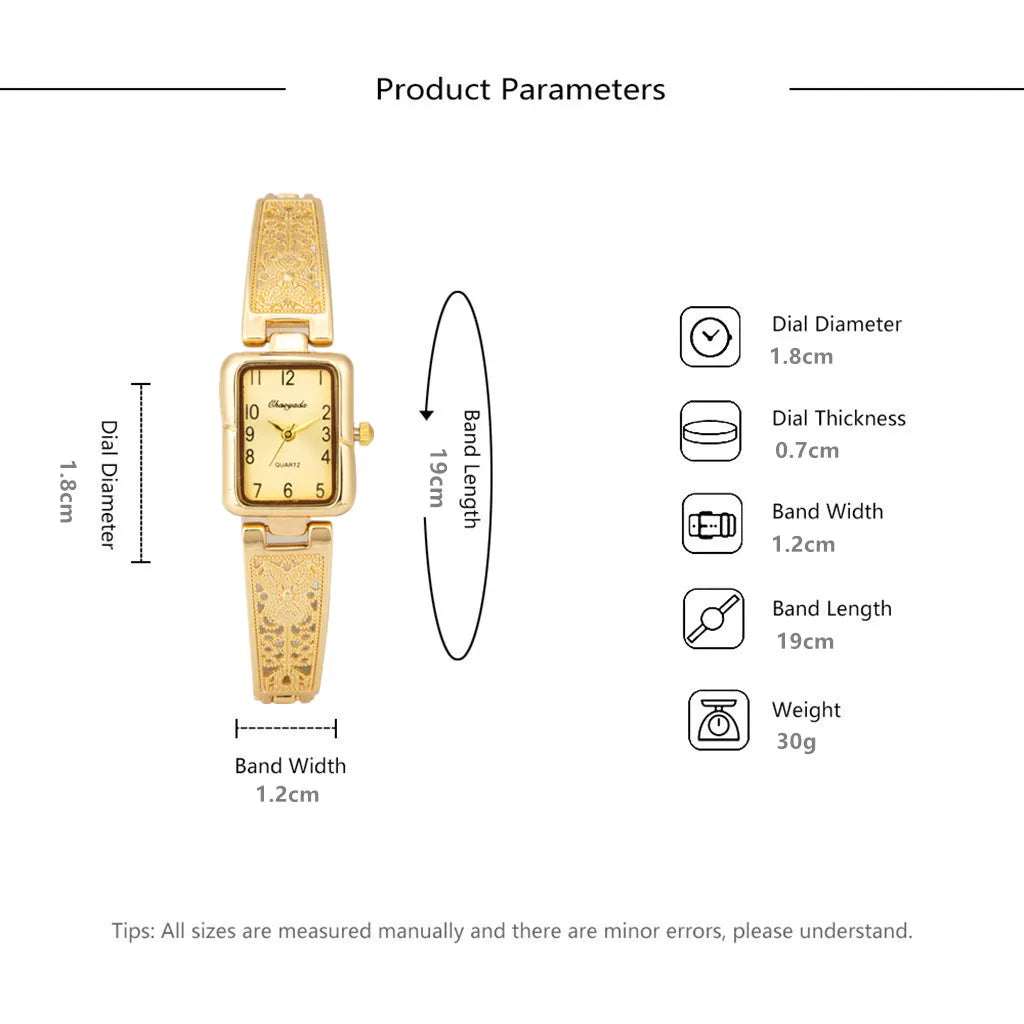 2025 Watches for Woman Top Brand Luxury Ladies Quartz Wristwatch Elegant Gold Women Bracelet Watch Female Clock relogio feminino