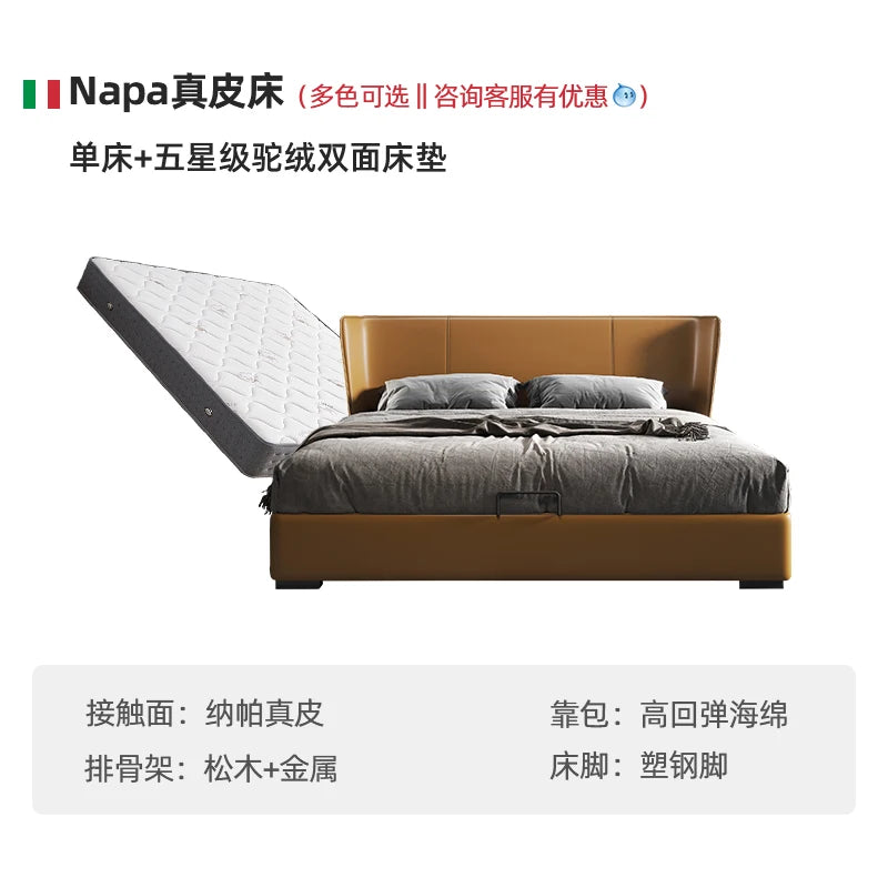 Luxury King Size Bed Frames Nightstands Modern Luxury Bed Aesthetic Double Headboards Muebles Para Dormitorio Bedroom Furniture