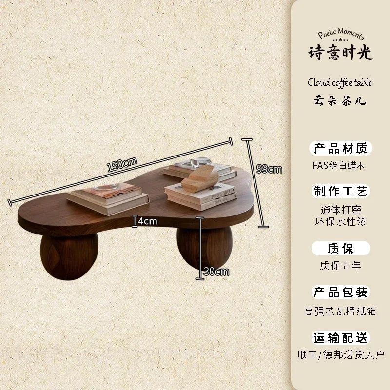 Living Room Vintage Coffee Table Design Luxury Beauty Aesthetic Coffee Table Trendy Classic Table Basse De Salon Furniture