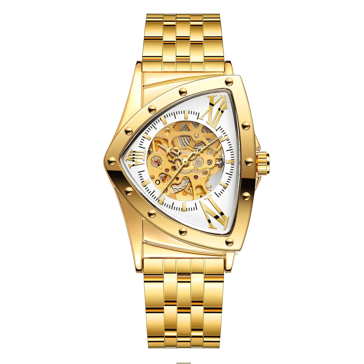 New Mens Watches Fashion Top Brand Luxury Business Automatic Mechanical Watch Men Casual Waterproof Wristwatch Relogio Masculino