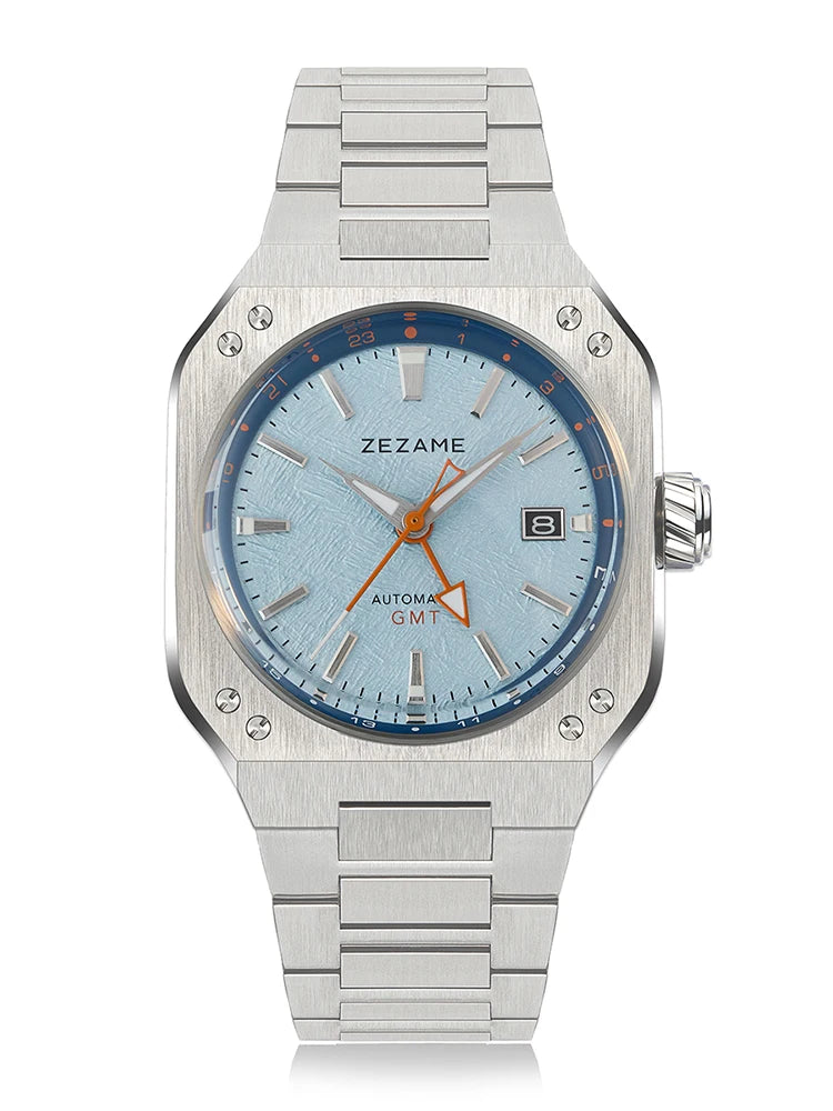 Men's watches NH34 Luxury 40.5mmsapphire retro 50M Waterproof Automatic Stainless Steel chronograph vintage dress design watch