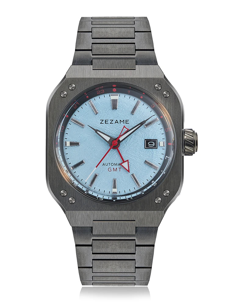 Men's watches NH34 Luxury 40.5mmsapphire retro 50M Waterproof Automatic Stainless Steel chronograph vintage dress design watch