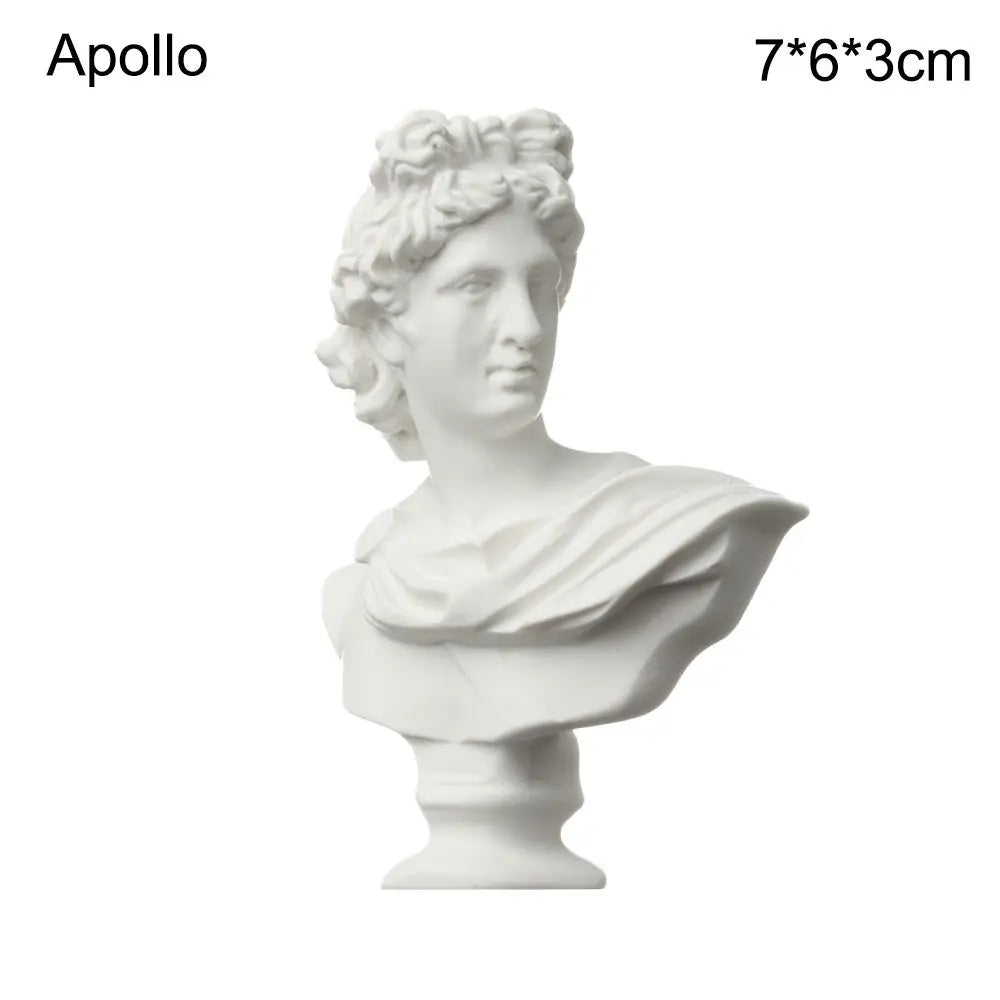 Crafts Figurine Celebrities Home Decor Drawing Practice Plaster Statue Famous Sculpture Gypsum Bust Portraits Greek Mythology