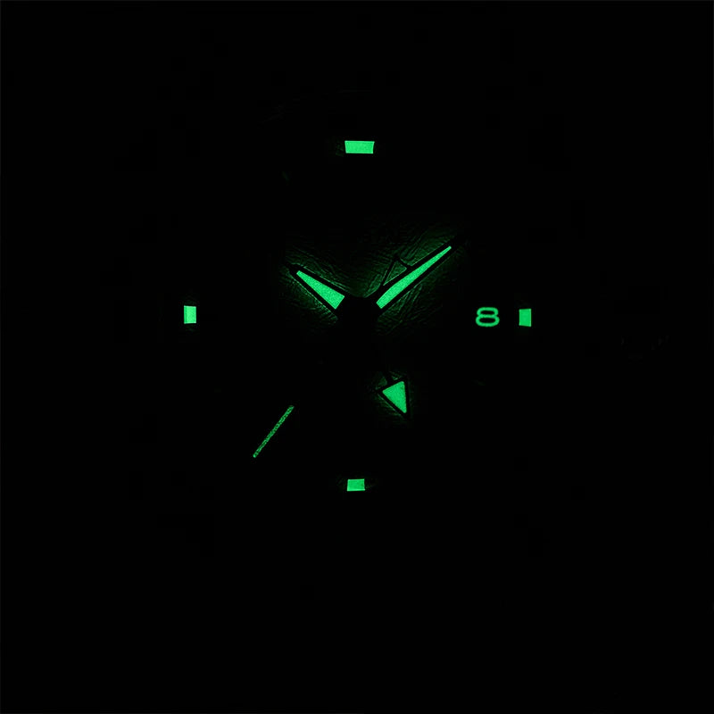 Men's watches NH34 Luxury 40.5mmsapphire retro 50M Waterproof Automatic Stainless Steel chronograph vintage dress design watch