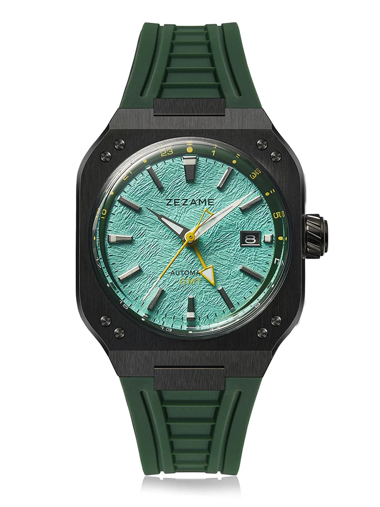 Men's watches NH34 Luxury 40.5mmsapphire retro 50M Waterproof Automatic Stainless Steel chronograph vintage dress design watch