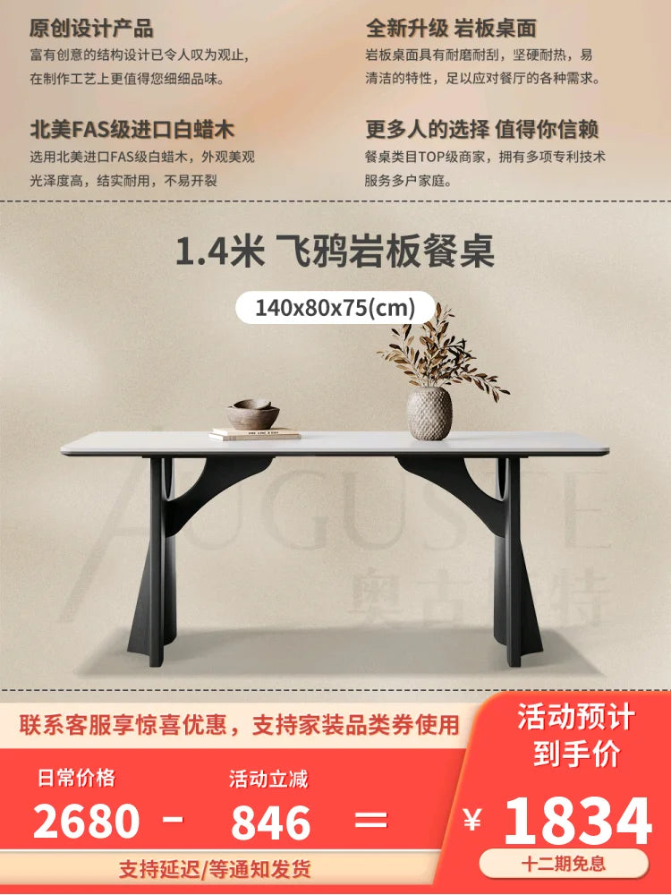 European Luxury Dining Table Beauty Trendy Elegant Portable Dining Tables Modern Nordic Mesa De Comedor Dining Furniture