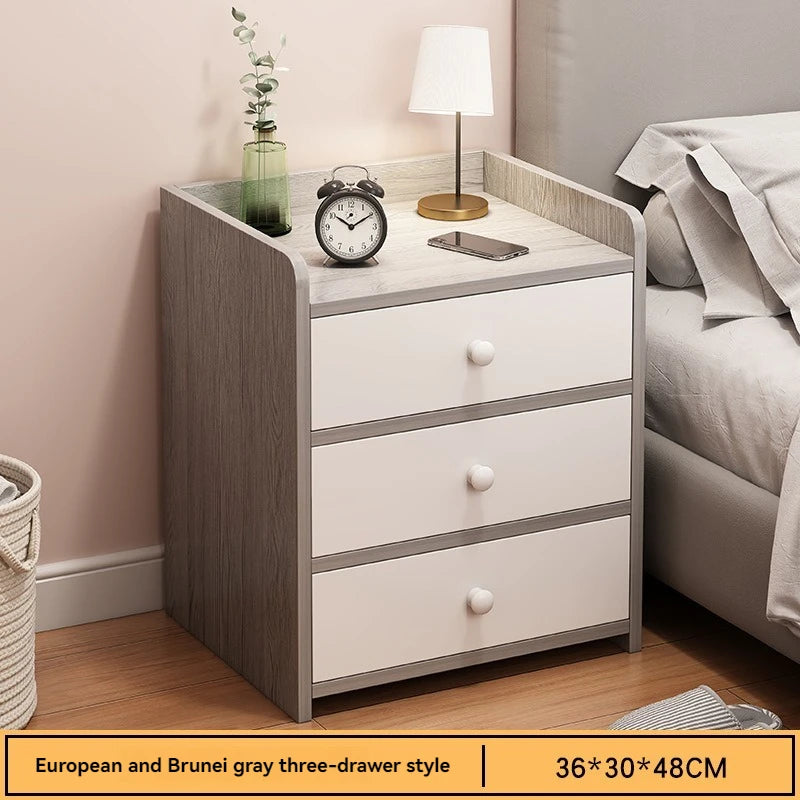 Bedside table modern minimalist bedroom small storage rack mini storage cabinet bedside storage cabinet