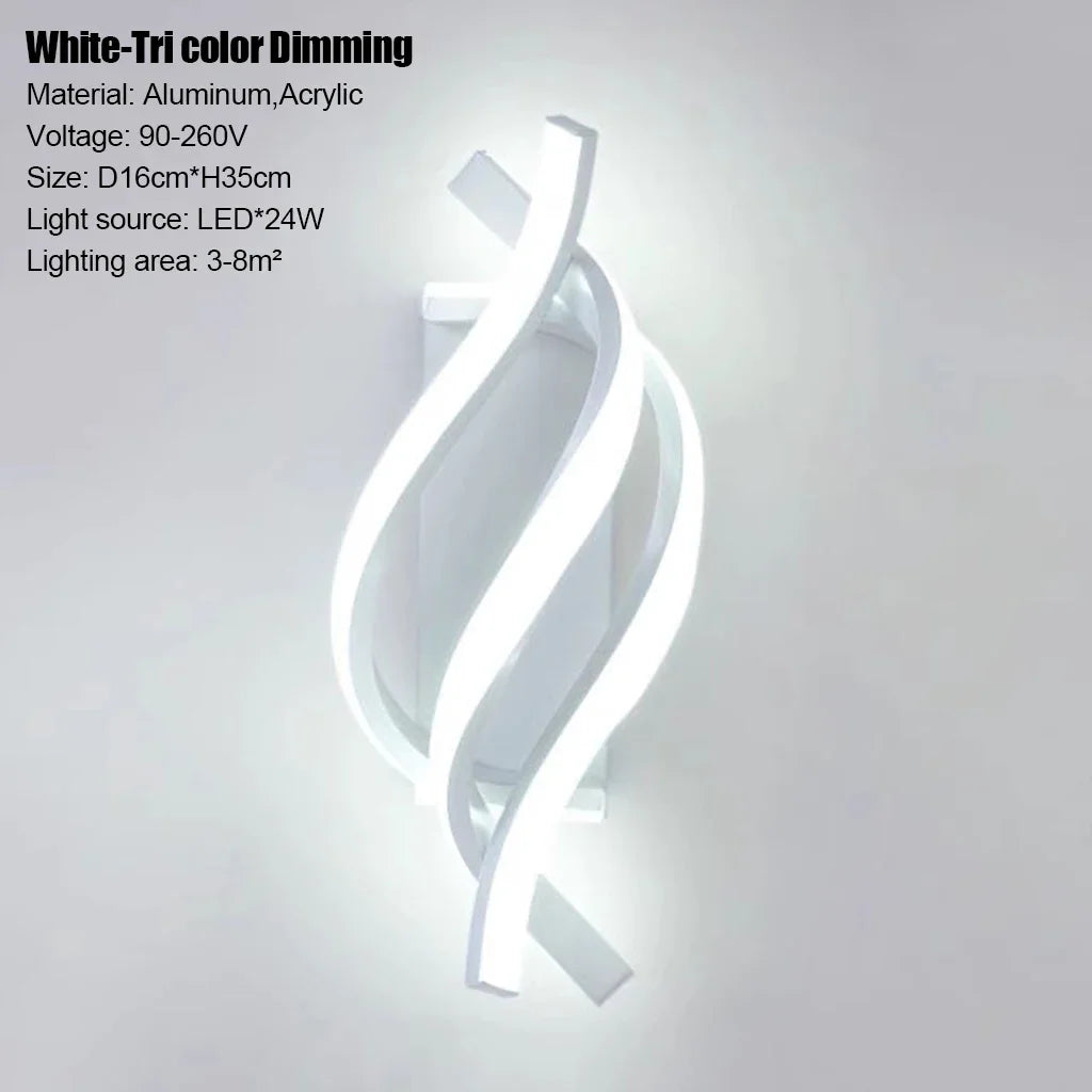 Modern LED Wall Lamp Home Line Decoration Wall Lamp Living Room Background Wall Bedroom Headboard Lighting Indoor lighting