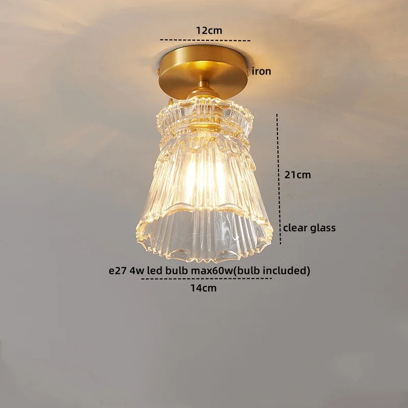 IWHD Home Lighting LED Ceiling Lamps For Living Room Porch Balcony 4w Bulb Modern Night Lights Fixtures Lustre Chandelier