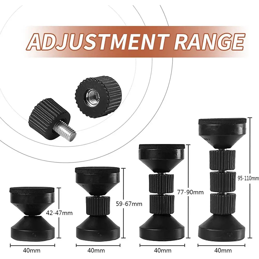Bed Frame Anti-Shake Adjustable Thread Headboard Stopper Bedside Telescopic Support Cabinet Sofa Funiture Stabilizer Fixator