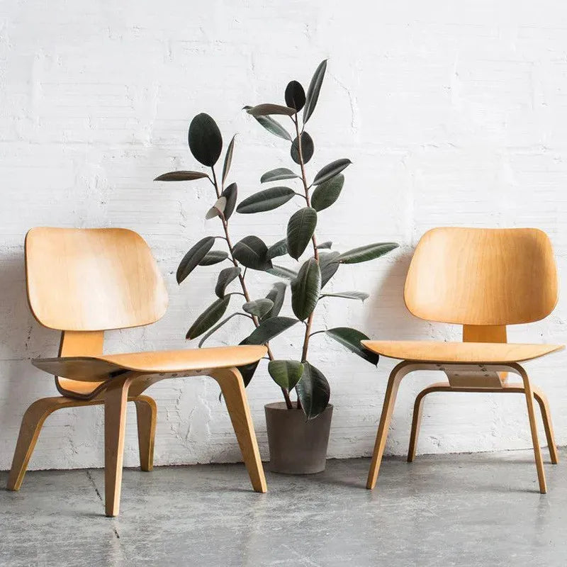 Modern Plywood Simple Leisure Chair Armchair Wood Legs Natural Living Room Japanese Chair Accent Chairs Home Furniture