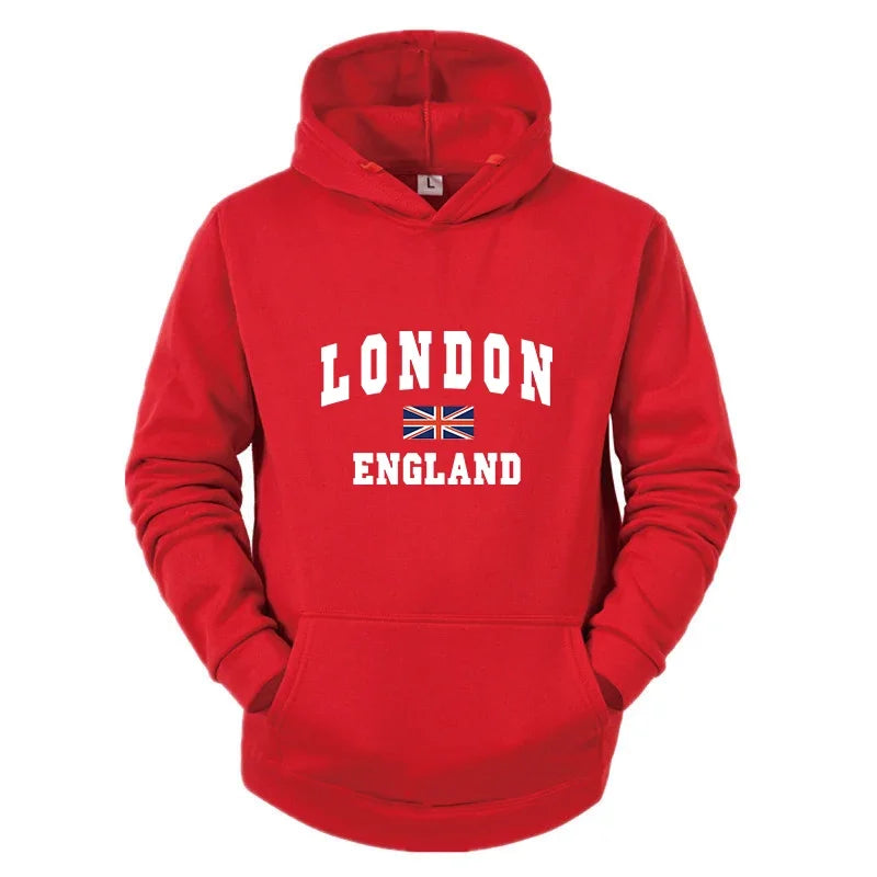 Mens Tracksuit European Casual Print Hooded Sweatshirt High Quality Versatile Warm Tops Daily Simplicity Street Jogging Clothing