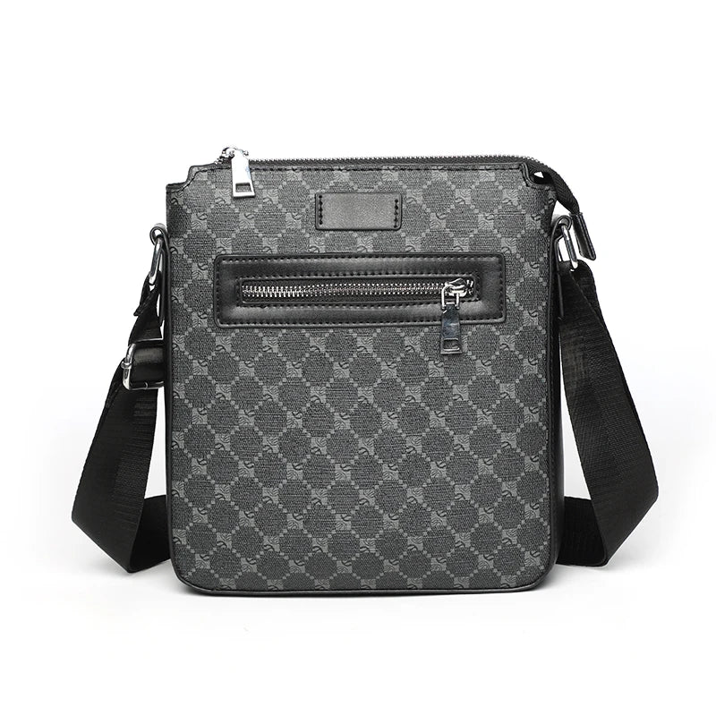 New Crossbody Bag for Men Bags Casual Man Messenger Bag Fashion Male Bag PU Leather Designer Sling Pack Shoulder Bag