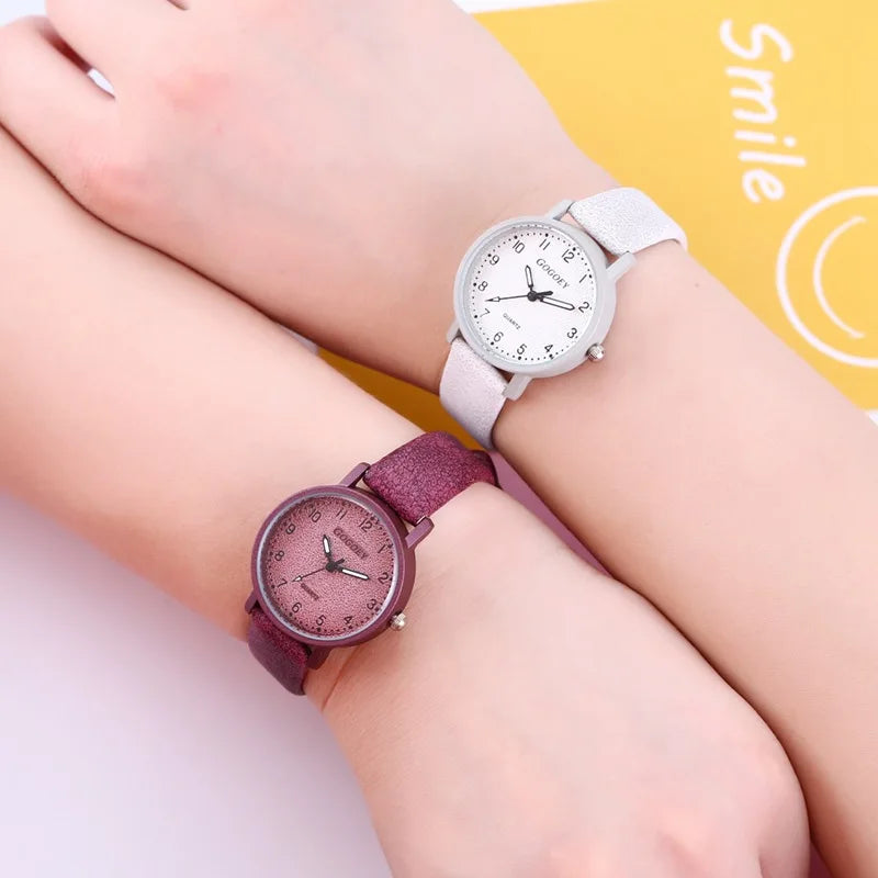 Fashion Watches for Women Top Brand Analog Quartz Ladies Wristwatches Simple Casual Leather Strap Woman Watch Reloj Mujer