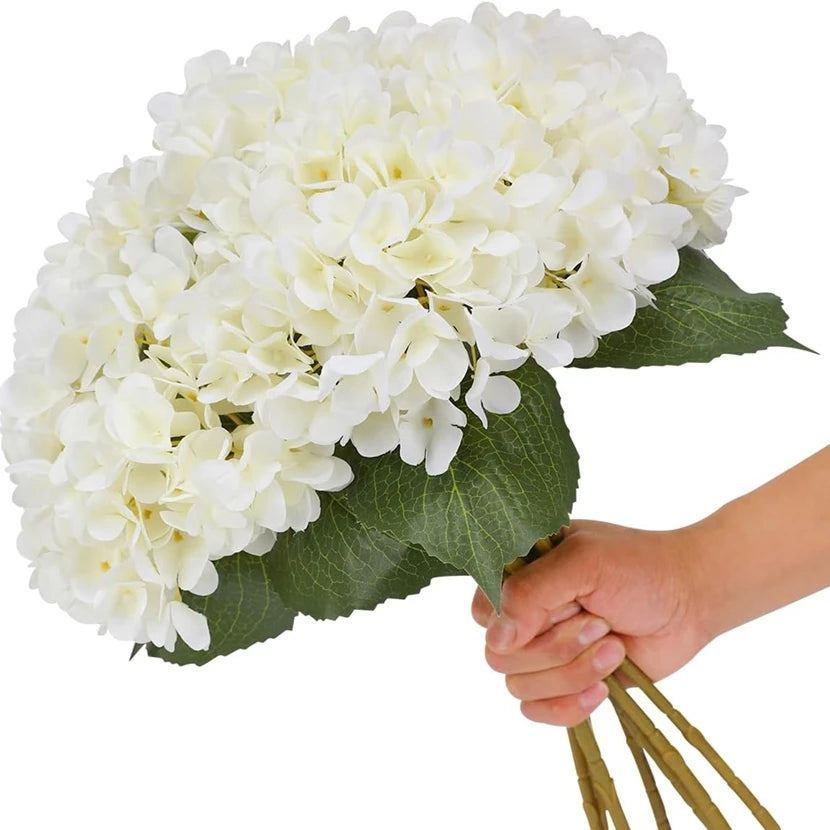 1 Bundle Silk Hydrangea Wedding Decorative Flowers Bridal Accessories Clearance Festival Decor Vases for Home Artificial Flowers