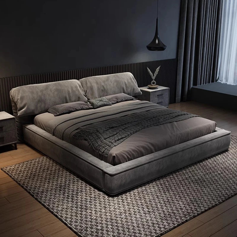 European Luxury Bed Frames Fancy Storage Space King Size Bed Headboard Bedroom Camas De Matrimonio Dormitorio Home Decoration