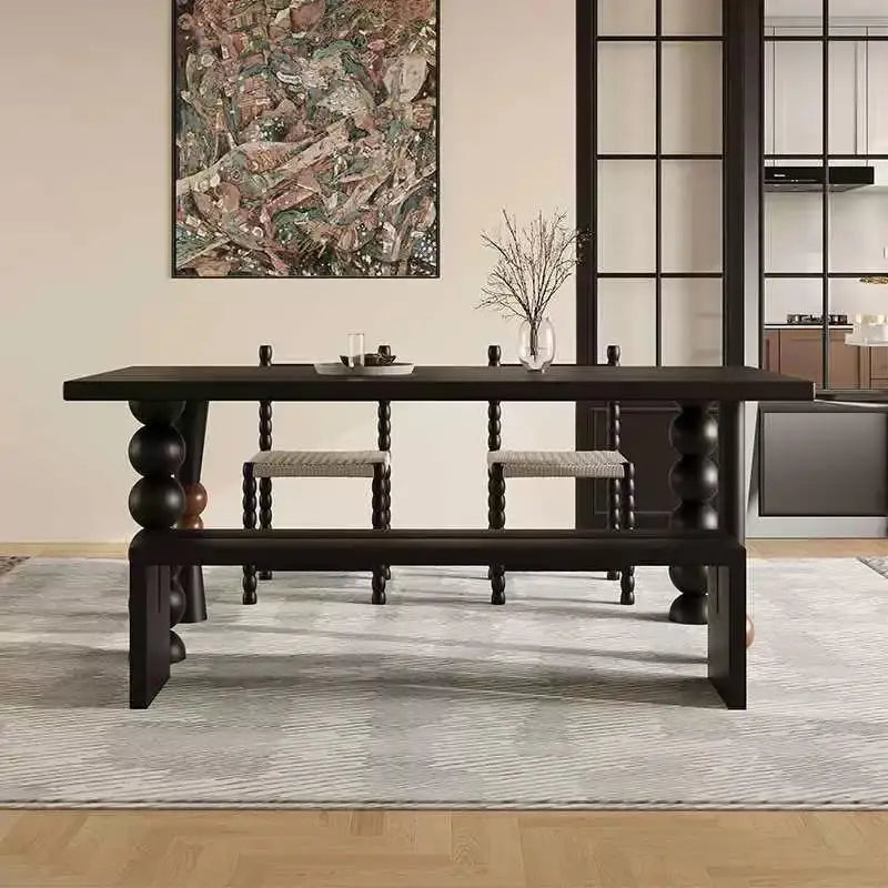 Brackets Italian Dining Tables Waterproof Writing Wooden Kitchen Dining Tables Luxury Nordic Yemek Masasi Home Furniture