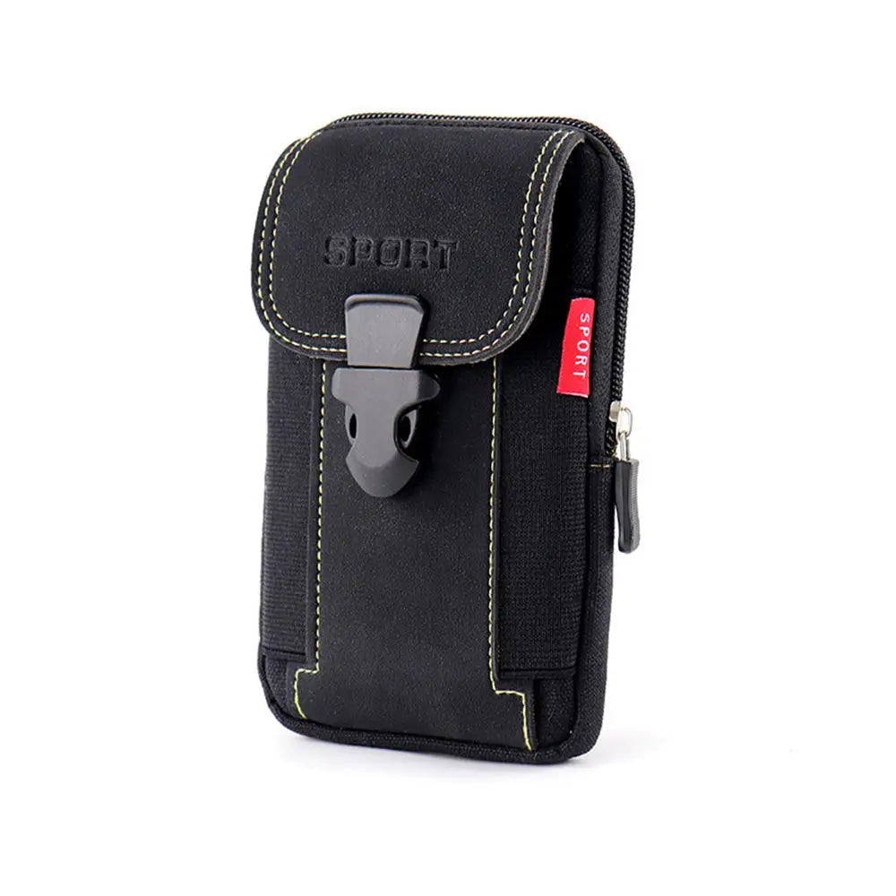 Men's Leather Small Bag Fashion Phone Pouch Belt Bag Shoulder Crossbody Waist Pack Vintage Multi-Function Mens Mini Bag 2022 New