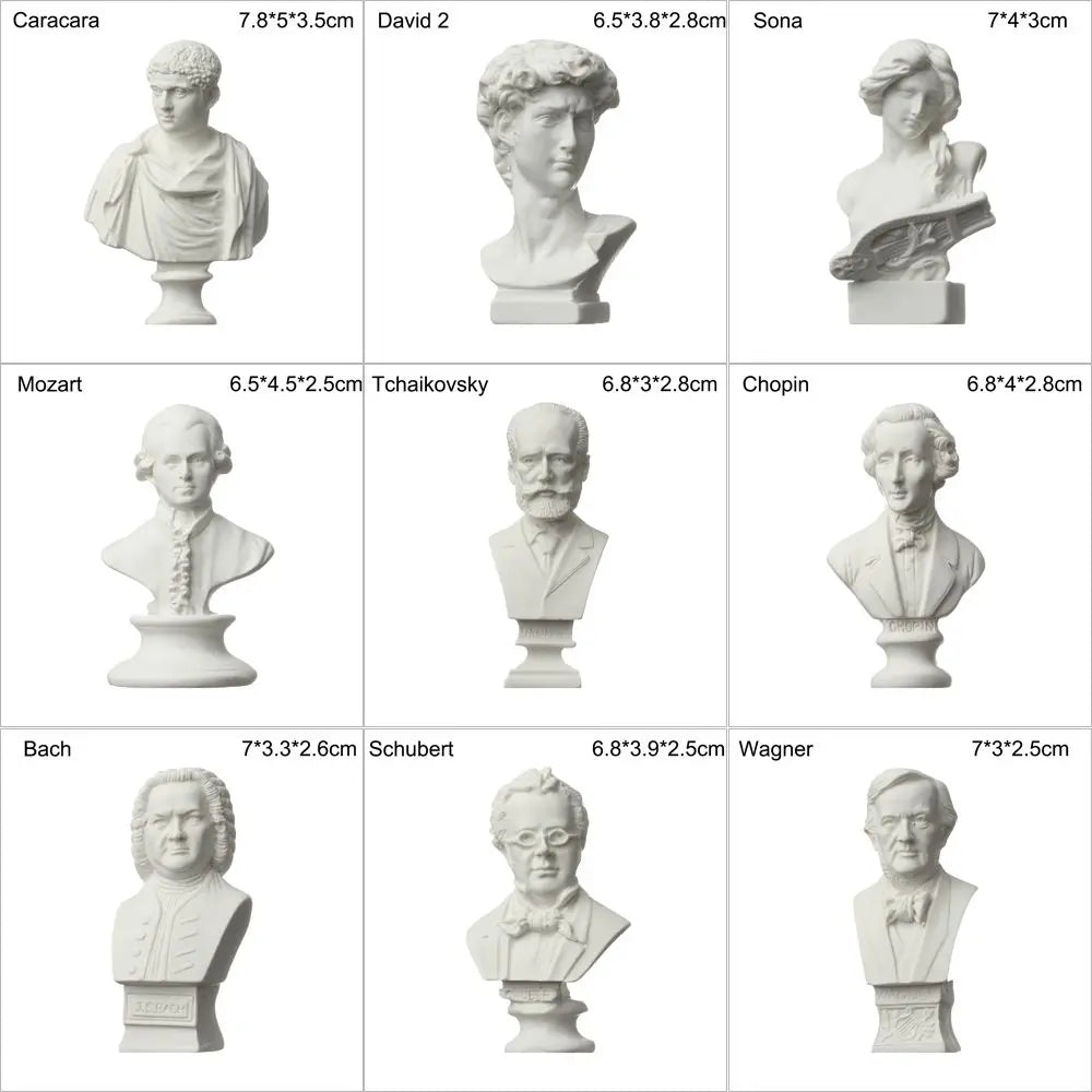 Crafts Figurine Celebrities Home Decor Drawing Practice Plaster Statue Famous Sculpture Gypsum Bust Portraits Greek Mythology