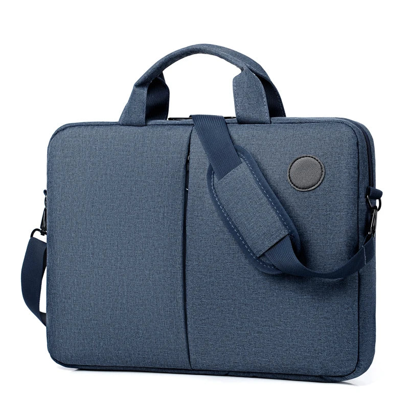 Men's Black Bag - Portable Business Shoulder Handbag, Multiple Compartments, for Work or Travel, Stylish Business Bag