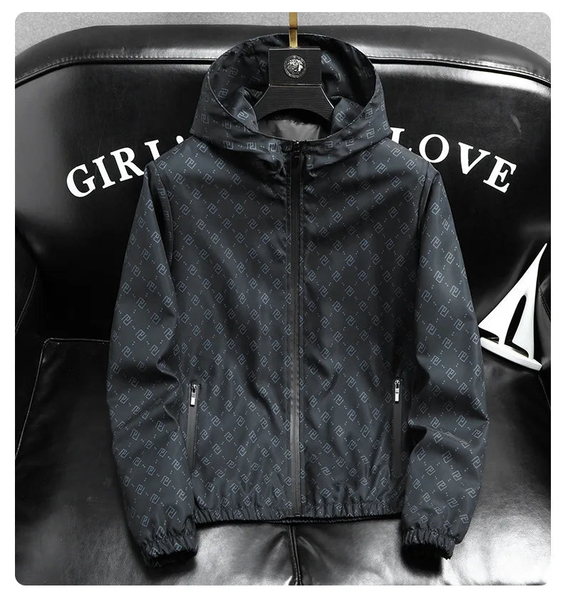 Mens Jacket Luxury Men Clothing Winter Coats Men Jackets for Men Long Sleeves Casual Vintage Biker Jacket Men Windproof