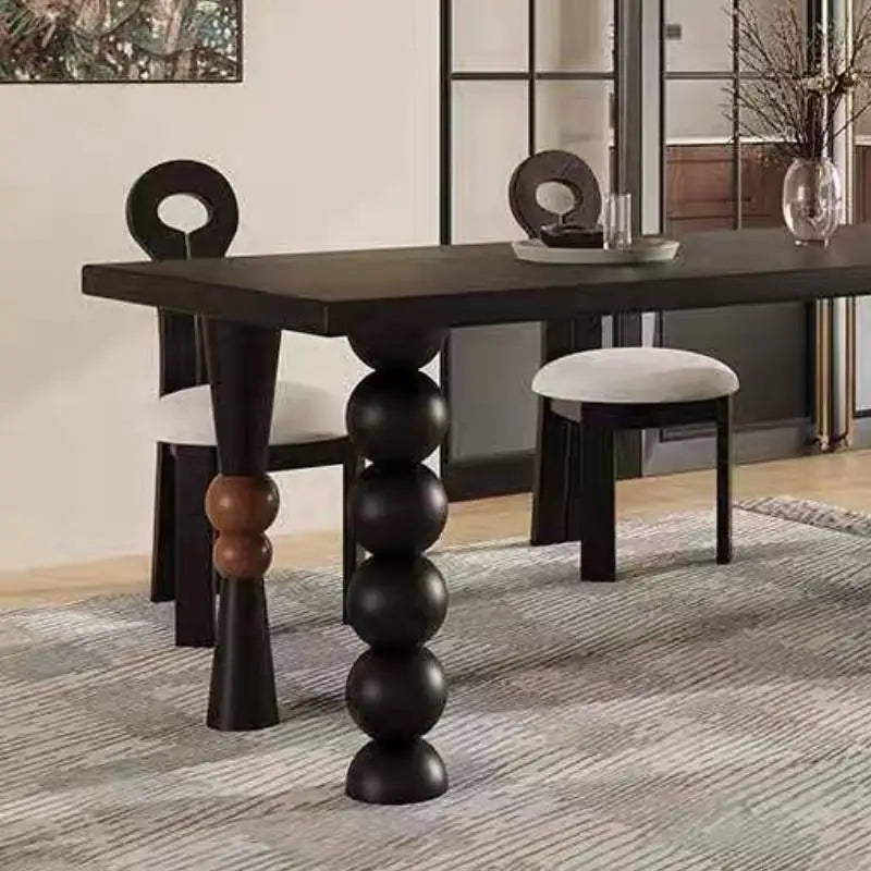 Brackets Italian Dining Tables Waterproof Writing Wooden Kitchen Dining Tables Luxury Nordic Yemek Masasi Home Furniture