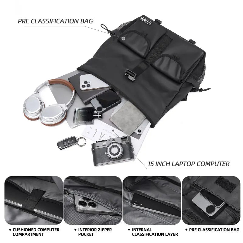 Messenger Bag Men Bags Casual Shoulder Crossbody Bags Fashion Outdoor Cycling Side Bag Male Sling Daypack