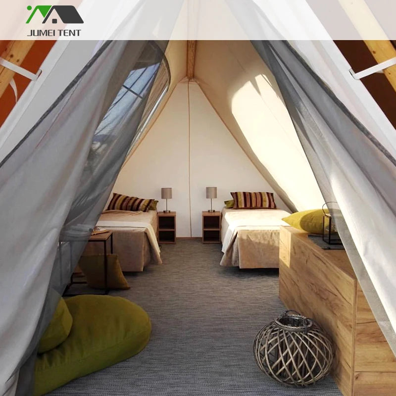 2025Hot Sale Most Cost Effective Outdoor Hunting Tents Camping Specialist Waterproof Sphagnum Camping Tents PVC Coated Fabrics