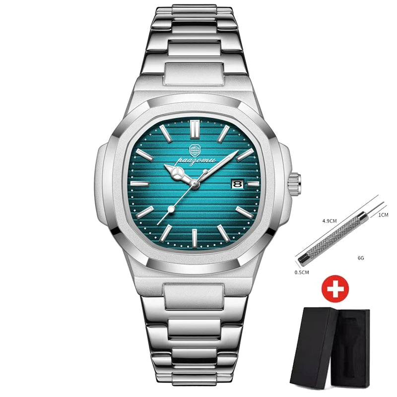 2024 New Men Watch Quartz Waterproof Male Clock Business Watch Mens Watches Top Brand Luxury Watch Men Chronograph reloj hombre