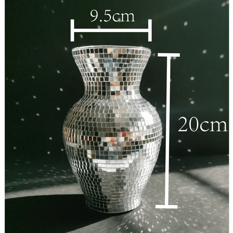 Disco Vase Vases Table Decor Disco Planter Room Decor Centerpieces For Bridal Shower Wedding Event Floral Arrangements
