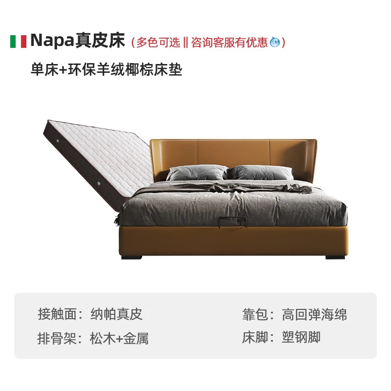Luxury King Size Bed Frames Nightstands Modern Luxury Bed Aesthetic Double Headboards Muebles Para Dormitorio Bedroom Furniture