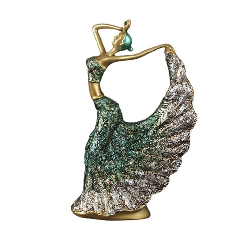 Fashion dancer decoration, wine cabinet, TV cabinet decoration, resin crafts decoration, creative small decoration