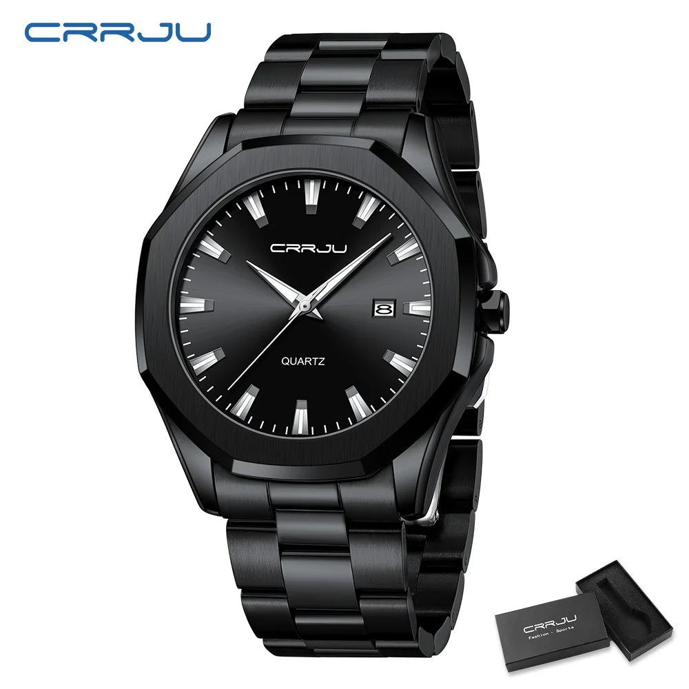 Watches for Men Classic with Date Business Dress Luxury Waterproof Luminous Mens Wrist Watch Analog Stainless Steel Men Watch