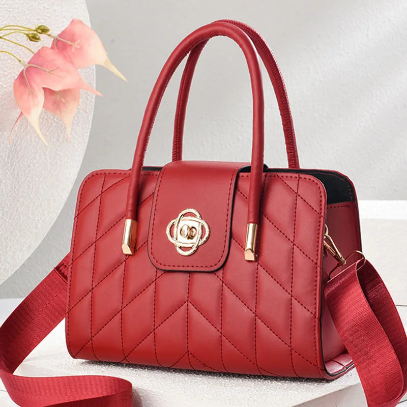 women bag Fashion Shoulder bags   handbag  for women 2025  Handbags leather Printed monogram single shoulder straddle bag