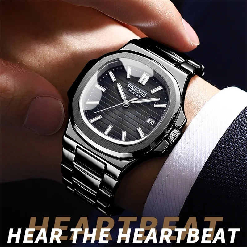Top Brand Luxury Fashion Mens Watches Sport Waterproof Simple Ultra-Thin Watches Men Quartz Clock Relogio Masculino+Box 2025 New