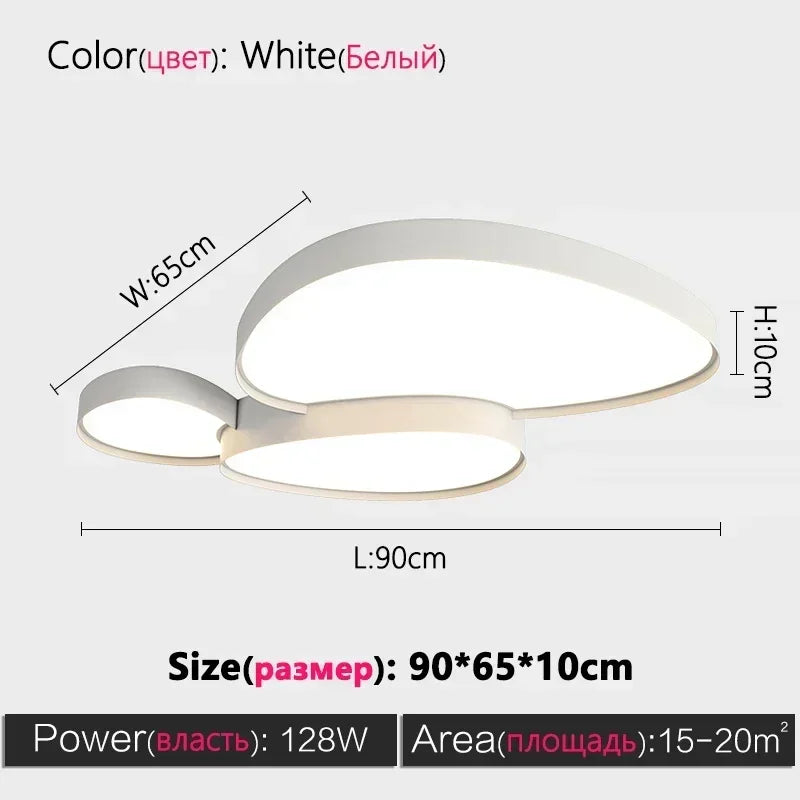 Modern Simple Design Led Ceiling Lamp Living Room Kitchen Cabinets Balcony Bedroom Light Home Decor Luxury Luminaire Chandelier