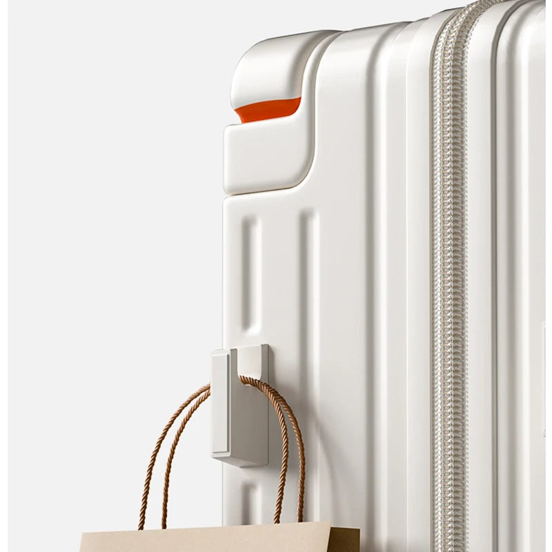 20/22/24/26 Inch Rolling Suitcase Wide Handle Front Opening Carry-on Cabin Luggage Laptop Bag Password Travel Trolley Case 2025