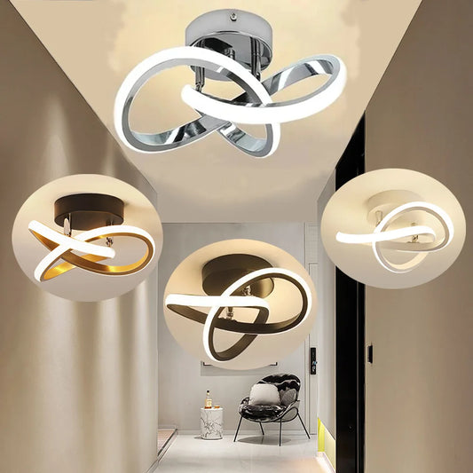 Modern LED Ceiling Light Home Decoration Lighting Bedroom Corridor Aisle Living Room Cloakroom Hotel Indoor Lighting Fixtures