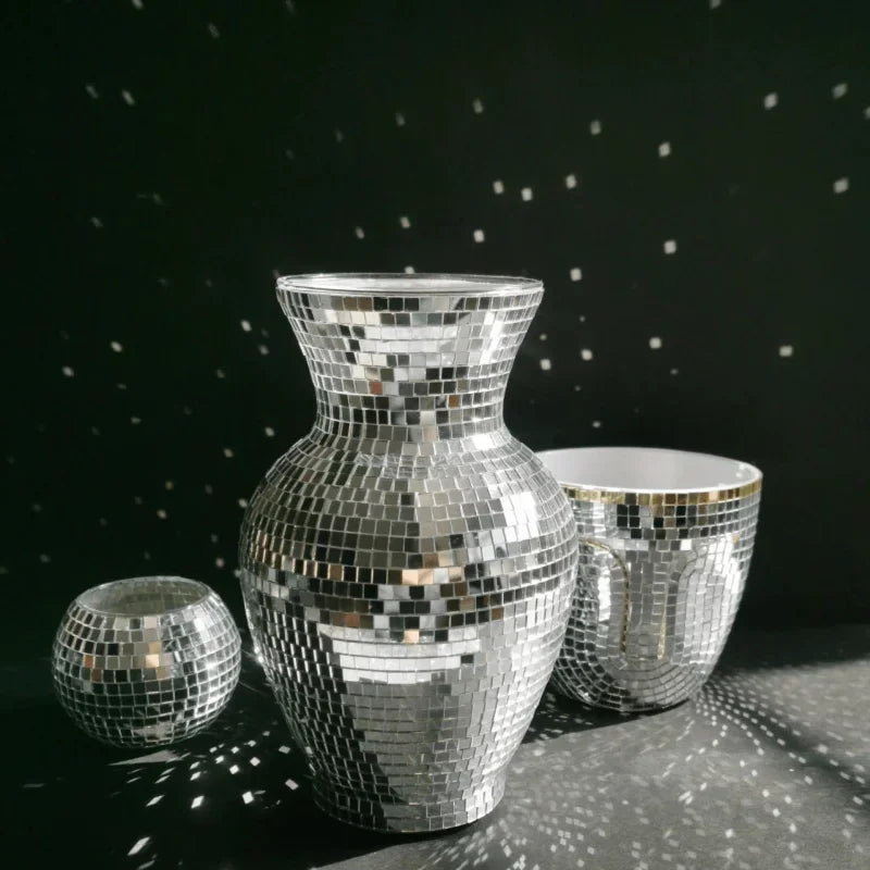 Disco Vase Vases Table Decor Disco Planter Room Decor Centerpieces For Bridal Shower Wedding Event Floral Arrangements