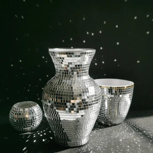 Disco Vase Vases Table Decor Disco Planter Room Decor Centerpieces For Bridal Shower Wedding Event Floral Arrangements