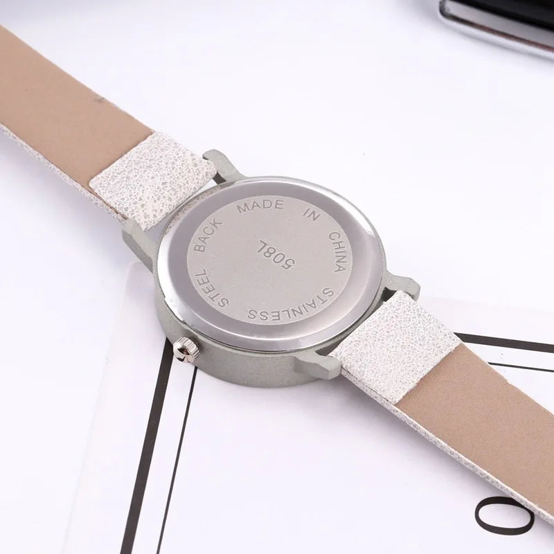 Fashion Watches for Women Top Brand Analog Quartz Ladies Wristwatches Simple Casual Leather Strap Woman Watch Reloj Mujer