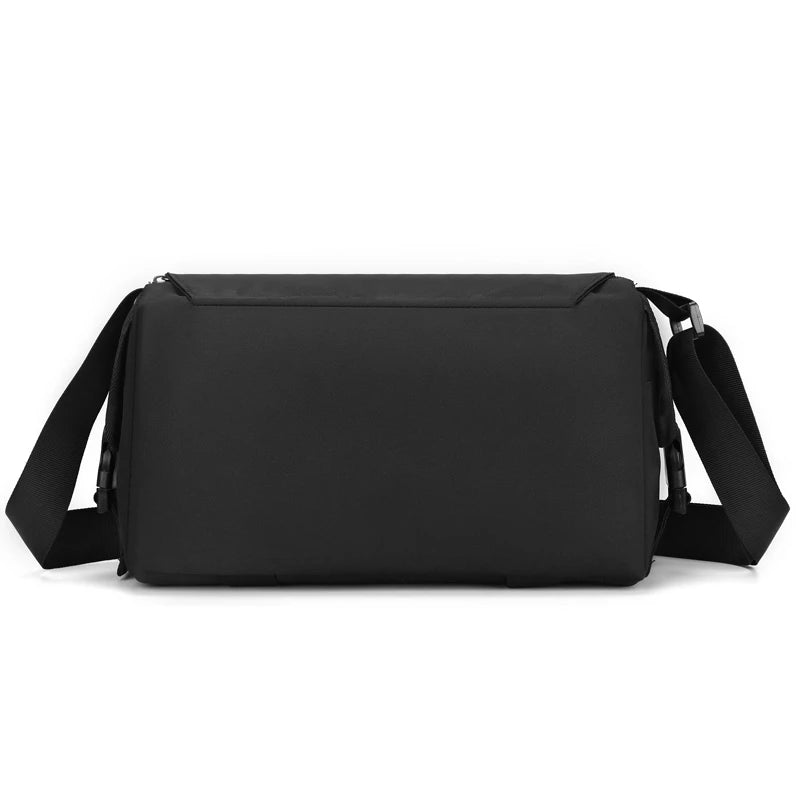 Men's cross-body bag, men's shoulder bag, casual and simple messenger bag, functional style backpack